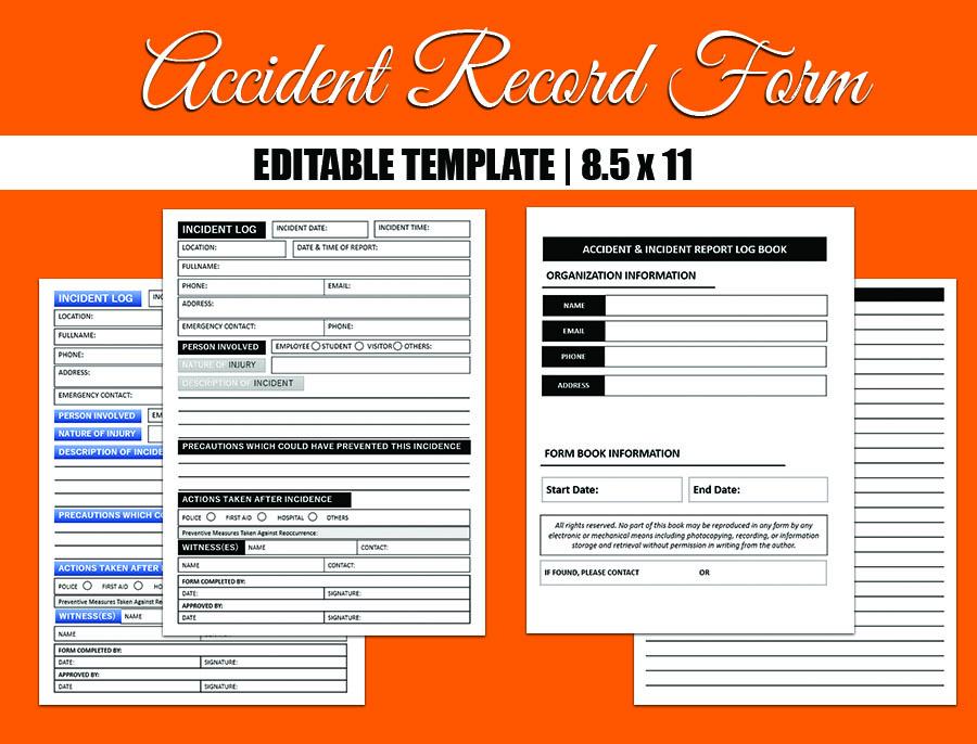 Accident Report Form Template 